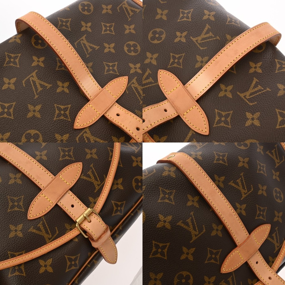 Louis Vuitton Saumur Canvas Monogram Brown Shoulder Bag - Picture 8 of 10